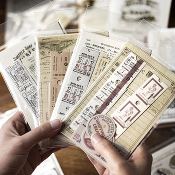 Dımı 30 adet/takım Retro zaman Makinesi Serisi Malzeme Kağıt Vintage Arka Plan Kolaj Önemsiz Günlüğü Kağıtları DIY Scrapbooking Malzemeleri
