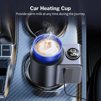 Deelife araba bardak tutucu içecek soğutma kupa tutucu kahve ısıtma 12V içecek dondurucu 1