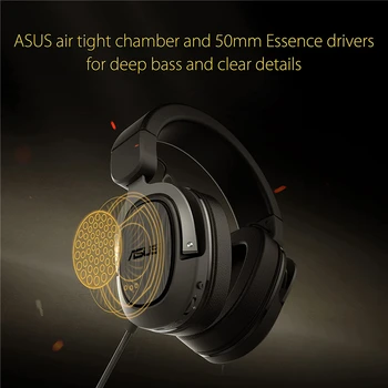 ASUS TUF Gaming H3 Kablosuz (2,4 GHz Kablosuz, Sanal 7,1 Surround Ses, Hafif, Discord Sertifikalı Mikrofon, USB-C