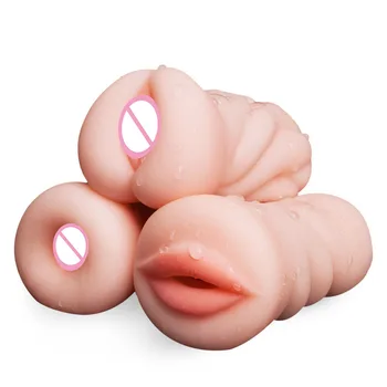 Adam Masturbator Vajina Pussy Ağız Oral Gerçekçi Vajina Pussy Yalama Anal Göt mastürbasyon kupası Erotik Ürünler Seks Oyuncakları Seks Shop