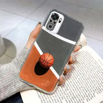 Basketbol Sepeti telefon kılıfı Funda Xiaomi Redmi İçin Not 11T 11 10 Pro 8 9 Pro 9S 10S 8T 8A 9A 9C K40 7 7A 6 6A Yumuşak Kapak Coque