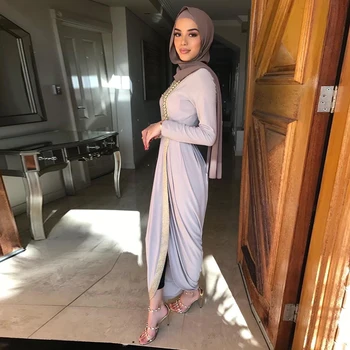 Robe Vetement Femme Abaya Dubai Türkiye Müslüman Moda Elbise İslam Giyim Elbiseler Abayas Kadınlar Vestidos Musulman De Modu