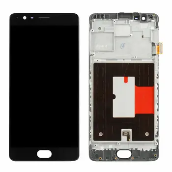 OnePlus için 1+ 3 3 T TFT LCD Dokunmatik Ekran Montaj Sayısallaştırıcı Yedek Parçaları 0
