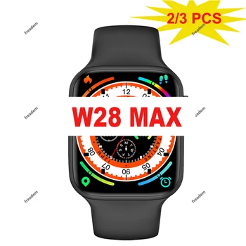 IWO İzle 8 W28 Max akıllı saat 1.9 İnç 45mm Arama Çağrı NFC Her Zaman Ekran Spor İzci Smartwatch Erkekler Kadınlar için PK DT8 MAX 0