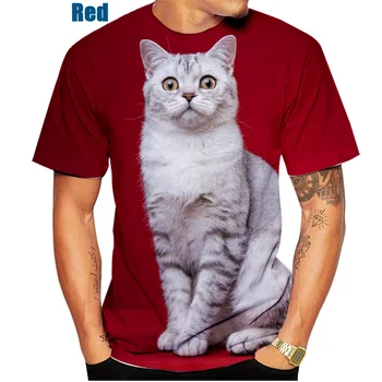 Yeni Moda Tasarım hoş t-shirt Erkek / Kadın 3d Tshirt Baskı Kedi Kısa Kollu Yaz Tees Tops T Gömlek için Erkekler Tops Kazak Tee