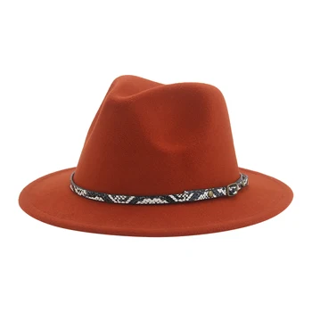 Fedora Şapka Kadın Çocuk Şapka Erkek Kız 52cm 54cm Küçük Panama Kış Şapka Çocuk Katı Haki Bant Rahat Sevimli Resmi Chapeau Femme 3