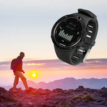 Sunroad 2022 GPS erkek spor saat akıllı saatler Spor İzci Kalp Hızı Altimetre Pusula 5ATM Su Geçirmez Dijital Kol Saati 3