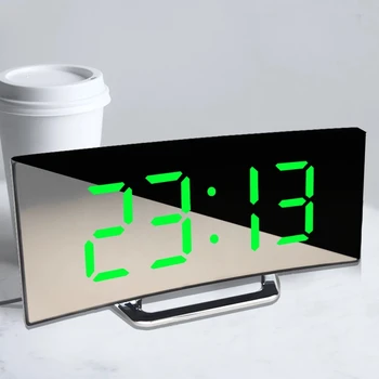 Dijital alarmlı saat Saatler Duvar Saatleri Asılı İzle Yatak Odası Erteleme Masa Saatleri Takvim Elektronik Saat Dijital Saat doğum günü hediyesi