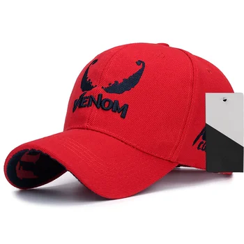 Disney Marvel kap Venom Nakış Beyzbol Kapaklar Çift Hip Hop Şapka Moda golf şapkaları Açık Spor Kapaklar pamuk Snapback Şapka