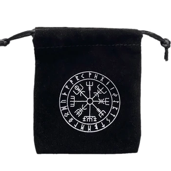 Mini Takı Tarot saklama çantası Kadife Baskı büzgülü torba Çanta Kehanet Tarot Çantası Takımyıldızı Oyun Kartı Saklanan Çanta YENİ