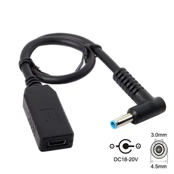 USB 3.1 Tip C USB-C DC 20V 4.5 3.0 mm Dell HP priz PD Emulator Tetik şarj aleti kablosu için Lap top 0