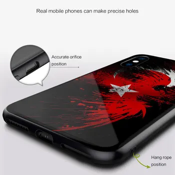 Cam Yumuşak Siyah Kılıf Kabuk iPhone 13 12 11 Pro X XS Max XR 8 7 6 Artı SE 2020 S Kapak Türkiye Türk Bayrağı