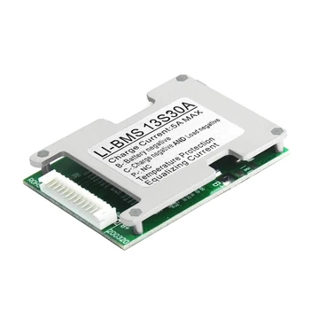 LiitoKala 13S 48V 30A Li-İon Lityum 18650 Pil Paketi BMS PCB kartı PCM Dengesi Entegre Devreler Kurulu Arduino için