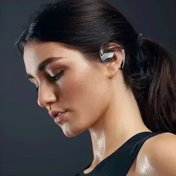 S900 TWS Kablosuz bluetooth Kulaklık Kemik iletimli kulaklık Gürültü Azaltma IP7 Su Geçirmez Spor Kulaklık Mic İle 0
