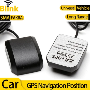 Araba Navigasyon Anteni Manyetik 38dbi GPS+BeiDdou Uydu Konumlandırma sinyal amplifikatörü Araç Mobil Ağ Güçlendirici FAKRA SMA 0