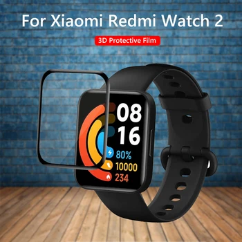 1/2/3 adet Smartwatch Koruyucu Film Xiaomi Redmi için İzle 2 Ekran Koruyucu 3