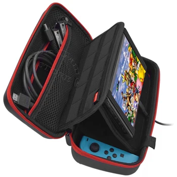 Nintendoswitch Taşınabilir El saklama çantası Nintendo Nintendo Anahtarı Konsolu PU Taşıma Çantası Kapak Nintendo Anahtarı Aksesuarları için