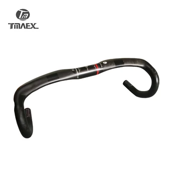 TMAEX Yeni Tam Karbon Gidon Yol Bisikleti Gidon Yarış gidon Bisiklet Parçaları Bisiklet Accessories31. 8*400/420 / 440mm
