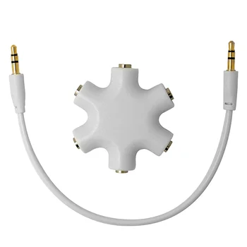 3.5 mm Kulaklık ses dağıtıcı kablosu 1 Erkek 1 2 3 4 5 Dişi Kablo 5 Yollu Bağlantı Noktası Çıkış Kabloları stereo kulaklık Uzatma Aux Müzik Ses
