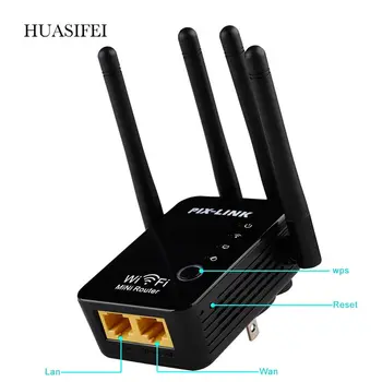 WR16 Wifi Tekrarlayıcı Kablosuz Yönlendirici WLAN sinyal amplifikatörü 2.4 G İSS WiFi Aralığı Genişletici Güçlendirici PIX-Lınk 300Mbps WISP / Yönlendirici / AP