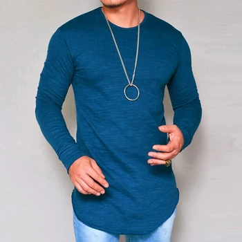Camiseta de manga corta con cuello falso para hombre, ropa interior ajustada informal de Color sólido, a la moda 4
