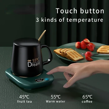 Fincan Isıtıcı Sıcak Mat Sabit Sıcaklık Coaster Kupa Isıtıcı Kahve Kupa kupa ısıtıcı Süt Çay Su isıtma pedi