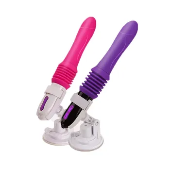 Seks Makinesi Teleskopik Yapay Penis Vibratör Otomatik Yukarı Aşağı Masaj G-Spot Sokmak Geri Çekilebilir Pussy Seks Oyuncakları Kadınlar için Vajina 18 0