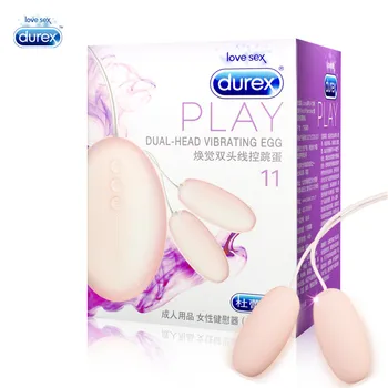 Durex kurşun vibratör Çift Kafa Titreşimli Yumurta Güçlü Uzaktan Kumanda Klitoris Vajinal Meme Teşvik Masaj Seks Oyuncakları Yetişkin 2