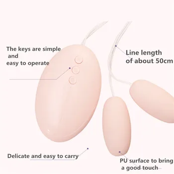 Durex kurşun vibratör Çift Kafa Titreşimli Yumurta Güçlü Uzaktan Kumanda Klitoris Vajinal Meme Teşvik Masaj Seks Oyuncakları Yetişkin 5