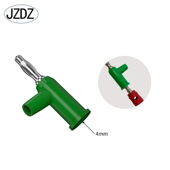 JZDZ 10 adet 4mm Muz Fiş Bakır Elektrik Konnektörü Adaptörü 5 Renkler J. 10028