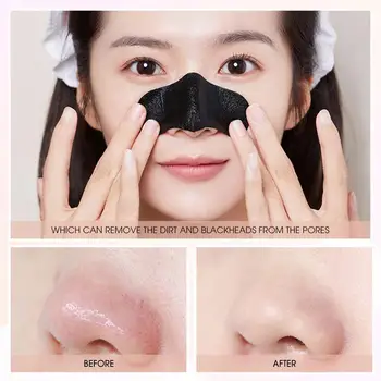 Burun Siyah Nokta Remover Maske Derin Temizlik Cilt Bakımı Gözenek Küçültmek Akne Tedavisi Maskesi Burun Siyah nokta Gözenek Temiz Şeritler