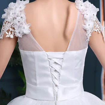Tatlı Gelinlik Klasik V Yaka Düğün Balo Zarif Artı Boyutu Robe De Mariee Özelleştirmek Vestido De Noiva