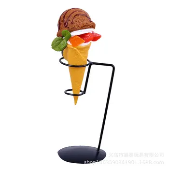 Simülasyon Meyve Dondurma Sahte CupCake Koni Modeli Gerçekçi Dondurma DecorPhotography Sahne