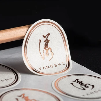 Özel şekilli Çıkartmalar Özel Logo Etiketleri Özel Ticari Markalar Özel Süt Çay Pişirme Çıkartmaları Bronzlaşmaya Darbelere