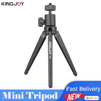 KINGJOY KT-30 / M5 Alüminyum Mini Tripod İçin Telefon Kamera Standı Esnek Tripod Topu Kafa İle