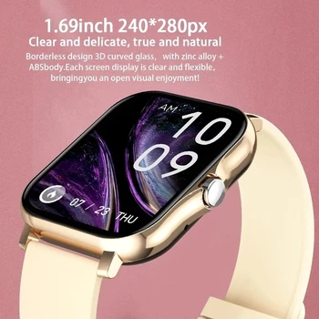 Tam Dokunmatik Spor akıllı saat Erkekler Kadınlar egzersiz kalp atışı takip cihazı Bluetooth çağrı Smartwatch kol saati GTS 2 P8 artı izle + Kutu 2