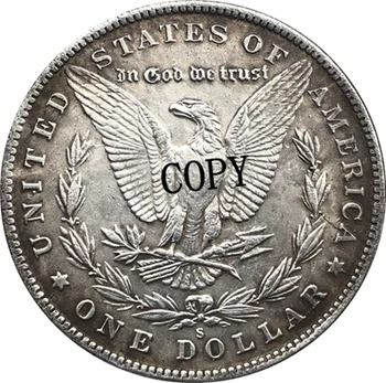Hobo Nikel 1893-S ABD Morgan Dolar PARA KOPYA Tipi 158