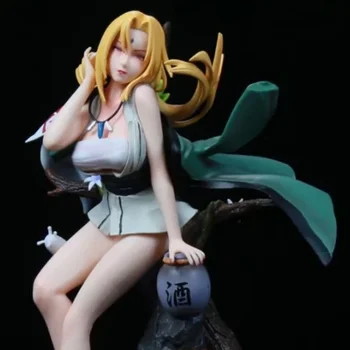 33 CM Naruto Tsunade GK Kız figürü Sert MegaHouse Cam PVC Aksiyon Anime Modeli Yetişkin Seksi Kız Koleksiyon Model Oyuncaklar