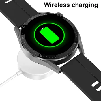 DT3 Mini akıllı saat NFC 41mm Erkekler Kablosuz Şarj GPS Hareket Spor Parça Bluetooth Çağrı EKG Bayanlar Moda Hediye Smartwatch