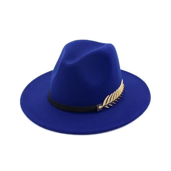 DeserveTo Rolünü Hareket Zincir Caz Şapka Kadınlar Ve Erkekler İçin Moda Şapka Yün Melon Şapka geniş şapka Renkli şapka 3