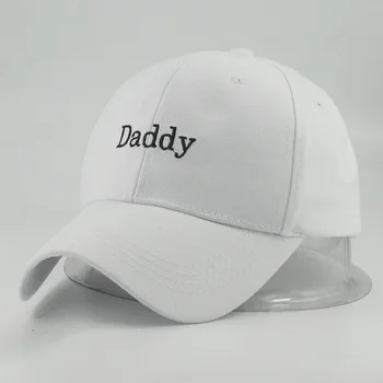 Yeni baba şapka mektup nakış pamuk moda beyzbol şapkası siyah hip hop snapback şapka yeni erkek kadın kavisli güneş kapaklar