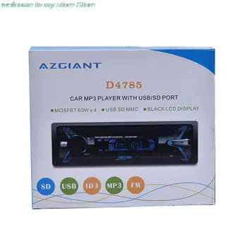 Bluetooth Retro Araba Radyo MP3 Çalar Stereo USB AUX Klasik Araba Stereo-Ses