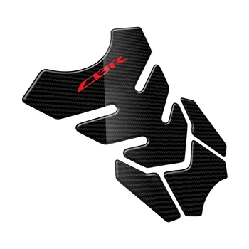 CBR Sticker Motosiklet Tankı ped koruyucu süslü çıkartmalar için Honda CBR 400 600 900 1000 RR 1100XX Tankpad 3D Karbon Bak