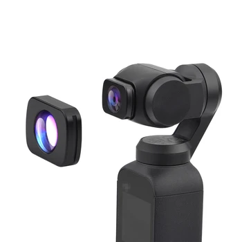 1 Adet Mini Taşınabilir Manyetik Makro Lens DJI Cep 2 Kamera Lens Vlog Çekim El Gimbal Kamera Lens Aksesuarları 1