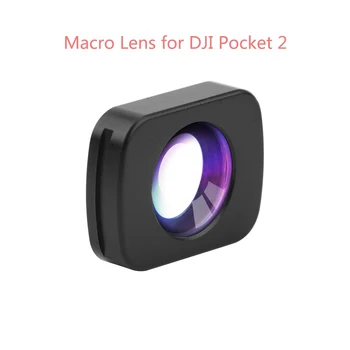 1 Adet Mini Taşınabilir Manyetik Makro Lens DJI Cep 2 Kamera Lens Vlog Çekim El Gimbal Kamera Lens Aksesuarları 3
