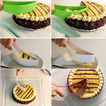 Plastik Ekmek kek bıçağı Dilimleme Sac Sunucu Pasta Kesme Kesici mutfak gereçleri