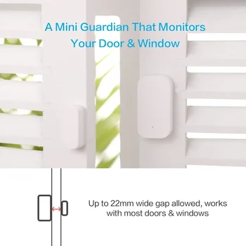 Orijinal Aqara Kapı Pencere Sensörü Akıllı Ev Zigbee Fonksiyonu Mini Sensör Uzaktan Kumanda Alarm Güvenlik Mijia Apple Homekit 4