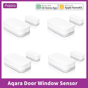 Orijinal Aqara Kapı Pencere Sensörü Akıllı Ev Zigbee Fonksiyonu Mini Sensör Uzaktan Kumanda Alarm Güvenlik Mijia Apple Homekit 5