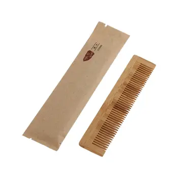 Sıcak Satış El Yapımı Bambu Saç Tarak Cep Anti Statik Kuaförlük Tarak günlük Saç Bakımı Tarak Masaj Saç Şekillendirici Aksesuar