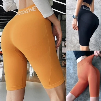 Yoga Pantolon Kadın Buzağı uzunlukta kapri pantolonlar Spor tayt Kadın Spor Yoga Spor Salonu Yüksek Bel Cepler Tasarım Spor Tayt
